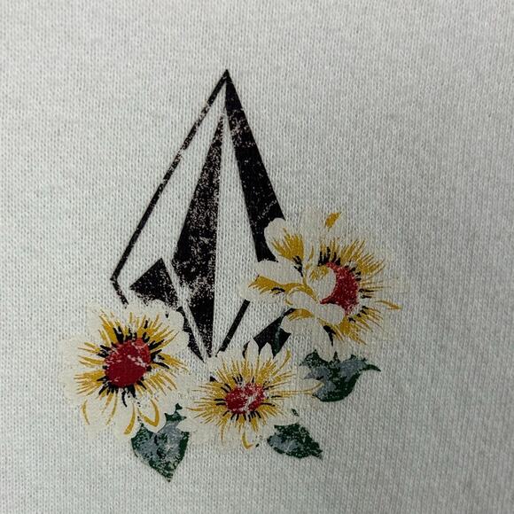 Volcom White Ride into the Sunset White Hoodie size S - Picture 6 of 8